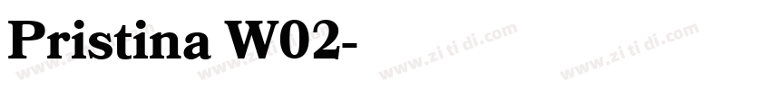 Pristina W02字体转换